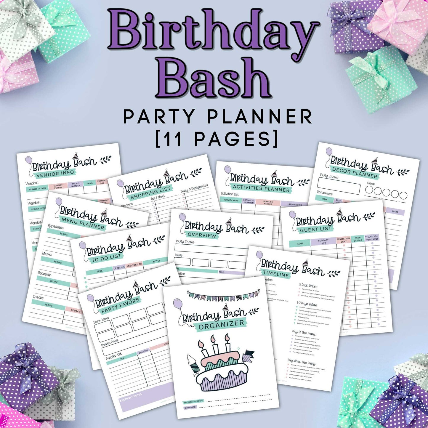 Birthday Binder