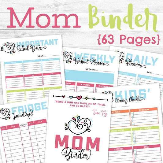 Mom Binder (63 pages) 🖇