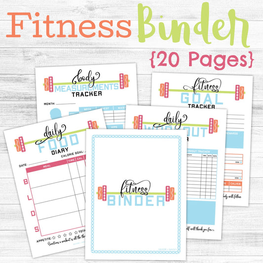 20-Page Fitness Binder 💪